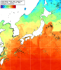 NOAA人工衛星画像:日本全域, 1週間合成画像(2024/11/08～2024/11/14UTC)