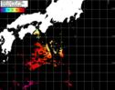 NOAA人工衛星画像:黒潮域, パス=20241114 12:37 UTC