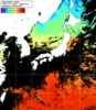 NOAA人工衛星画像:日本全域, 1日合成画像(2024/11/15UTC)