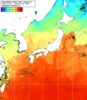 NOAA人工衛星画像:日本全域, 1週間合成画像(2024/11/09～2024/11/15UTC)