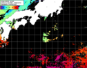 NOAA人工衛星画像:黒潮域, 1日合成画像(2024/11/16UTC)