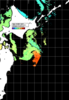 NOAA人工衛星画像:親潮域, パス=20241116 01:28 UTC