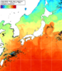 NOAA人工衛星画像:日本全域, 1週間合成画像(2024/11/11～2024/11/17UTC)