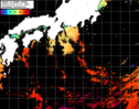 NOAA人工衛星画像:黒潮域, パス=20241118 11:12 UTC