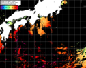 NOAA人工衛星画像:黒潮域, パス=20241118 12:26 UTC