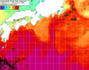 NOAA人工衛星画像:黒潮域, 1週間合成画像(2024/11/12～2024/11/18UTC)