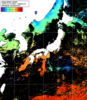 NOAA人工衛星画像:日本全域, 1日合成画像(2024/11/19UTC)