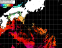 NOAA人工衛星画像:黒潮域, パス=20241120 12:01 UTC