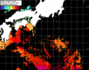 NOAA人工衛星画像:黒潮域, パス=20241120 12:38 UTC