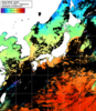 NOAA人工衛星画像:日本全域, 1日合成画像(2024/11/21UTC)