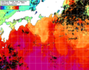 NOAA人工衛星画像:黒潮域, 1週間合成画像(2024/11/15～2024/11/21UTC)