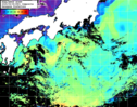 NOAA人工衛星画像:黒潮域, 1日合成画像(2025/05/08UTC)