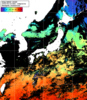NOAA人工衛星画像:日本全域, 1日合成画像(2025/05/15UTC)