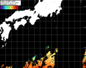 NOAA人工衛星画像:黒潮域, パス=20250518 01:37 UTC
