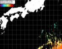 NOAA人工衛星画像:黒潮域, パス=20250518 10:34 UTC