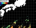 NOAA人工衛星画像:黒潮域, パス=20250518 12:14 UTC