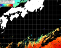 NOAA人工衛星画像:黒潮域, パス=20250608 11:58 UTC