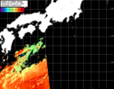 NOAA人工衛星画像:黒潮域, パス=20250610 12:39 UTC