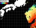 NOAA人工衛星画像:黒潮域, パス=20250621 10:56 UTC