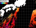 NOAA人工衛星画像:黒潮域, パス=20250622 00:59 UTC