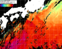 NOAA人工衛星画像:黒潮域, 1日合成画像(2025/06/22UTC)