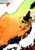 NOAA人工衛星画像:日本海, 1日合成画像(2025/06/23UTC)