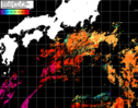NOAA人工衛星画像:黒潮域, パス=20250624 11:07 UTC