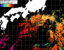 NOAA人工衛星画像:黒潮域, 1日合成画像(2025/06/24UTC)