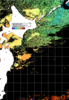 NOAA人工衛星画像:親潮域, 1日合成画像(2025/06/24UTC)