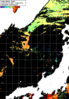 NOAA人工衛星画像:日本海, 1日合成画像(2025/06/25UTC)