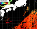 NOAA人工衛星画像:黒潮域, パス=20250626 11:32 UTC