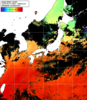 NOAA人工衛星画像:日本全域, 1日合成画像(2025/06/27UTC)