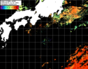NOAA人工衛星画像:黒潮域, パス=20250627 11:19 UTC