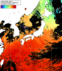 NOAA人工衛星画像:日本全域, 1日合成画像(2025/06/28UTC)