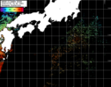 NOAA人工衛星画像:黒潮域, パス=20250701 00:44 UTC