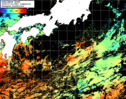 NOAA人工衛星画像:黒潮域, 1日合成画像(2025/07/01UTC)