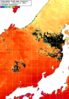 NOAA人工衛星画像:日本海, 1週間合成画像(2025/06/25～2025/07/01UTC)