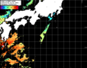 NOAA人工衛星画像:黒潮域, パス=20250703 02:02 UTC