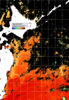 NOAA人工衛星画像:親潮域, 1日合成画像(2025/07/03UTC)
