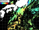 NOAA人工衛星画像:黒潮域, パス=20250704 00:08 UTC