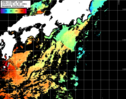 NOAA人工衛星画像:黒潮域, パス=20250704 01:49 UTC