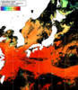NOAA人工衛星画像:日本全域, 1日合成画像(2025/07/05UTC)