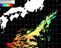 NOAA人工衛星画像:黒潮域, パス=20250705 01:36 UTC