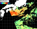 NOAA人工衛星画像:黒潮域, パス=20250705 11:19 UTC