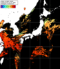 NOAA人工衛星画像:日本全域, パス=20250706 01:23 UTC