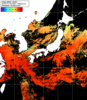 NOAA人工衛星画像:日本全域, 1日合成画像(2025/07/06UTC)