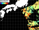 NOAA人工衛星画像:黒潮域, パス=20250706 10:21 UTC