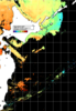 NOAA人工衛星画像:親潮域, 1日合成画像(2025/07/11UTC)