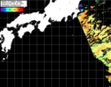 NOAA人工衛星画像:黒潮域, パス=20250726 10:08 UTC