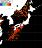 NOAA人工衛星画像:日本全域, パス=20250803 02:12 UTC